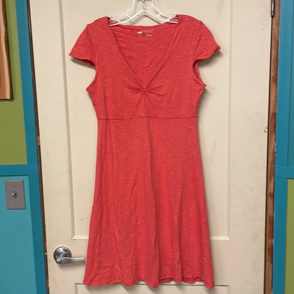 Horny Toad Dress Organic Cotton Coral